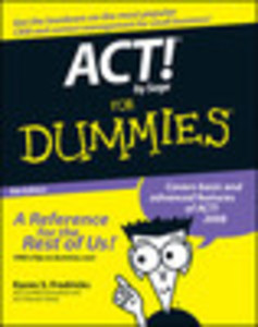 ACT!® by Sage For Dummies®