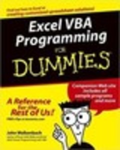 Excel VBA Programming For Dummies®