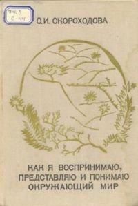 Как я воспринимаю, представляю и понимаю окружающий мир